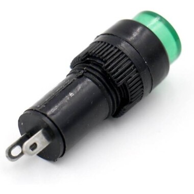 NXD-211 12V Yeşil Küçük LED Sinyal Led - Sinyal Lambası - 2