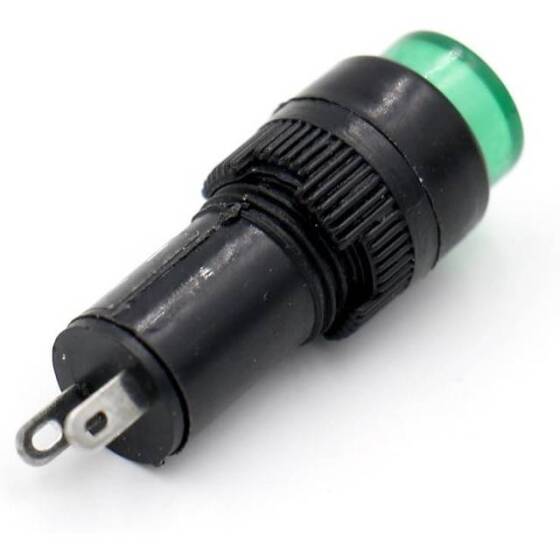 NXD-211 12V Yeşil Küçük LED Sinyal Led - Sinyal Lambası - 2