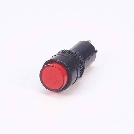 NXD-212 AC 220V Kırmızı Küçük LED Sinyal Led - Sinyal Lambası - 3