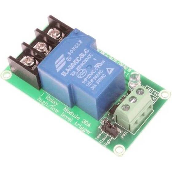Optocoupler İzolasyonlu 1 Kanal Röle Modülü 30A 12V Yüksek Ve Düşük Tetikleyiciyi Destekler - 3