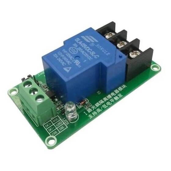 Optocoupler İzolasyonlu 1 Kanal Röle Modülü 30A 24V Yüksek Ve Düşük Tetikleyiciyi Destekler - 1