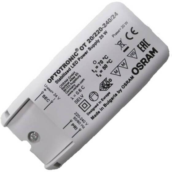 Orijinal Osram 20W 24V Sabit Voltaj Su Geçirmez Güç Kaynağı Ayarlanabilir Işık - 2