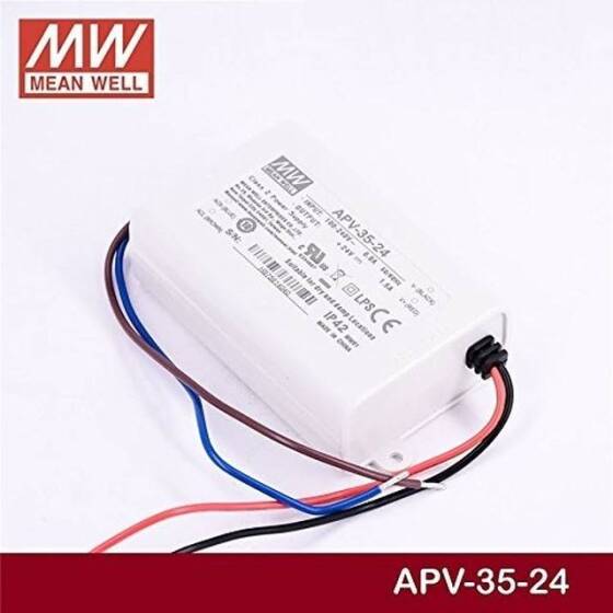 Orijinal Tayvan MEAN WELL APV-35-24 Su Geçirmez Güç Kaynağı - 5