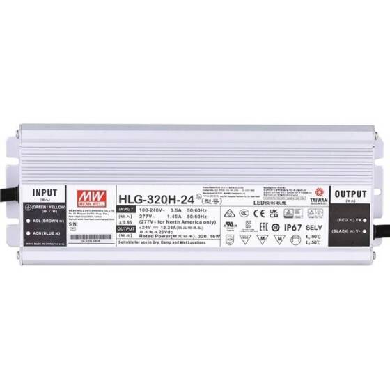 Orijinal Tayvan MEAN WELL HLG-320H-24 Su Geçirmez Güç Kaynağı - 2