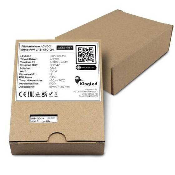 Orijinal Tayvan MEAN WELL LRS-150-24 Güç Kaynağı - 2