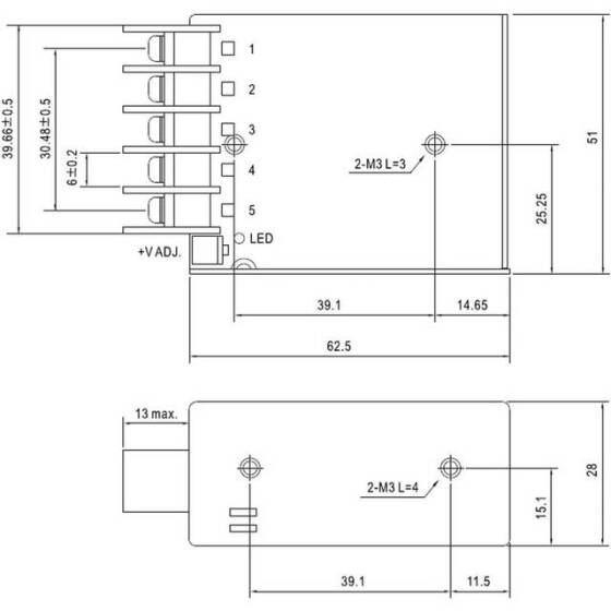 Orijinal Tayvan MEAN WELL RS-15-3.3 Güç Kaynağı - 2
