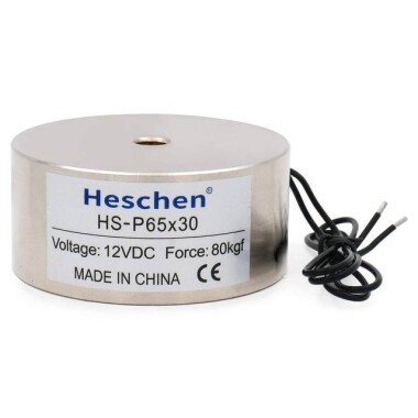 P25/11 12V DC Elektromıknatıs 5KG Tutma Gücü - 1