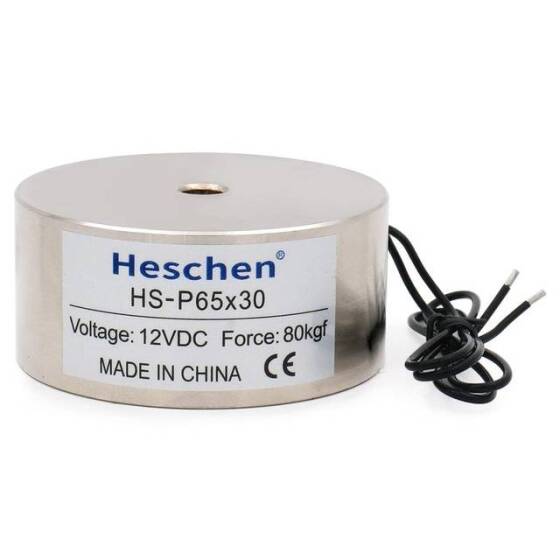 P25/11 12V DC Elektromıknatıs 5KG Tutma Gücü - 1