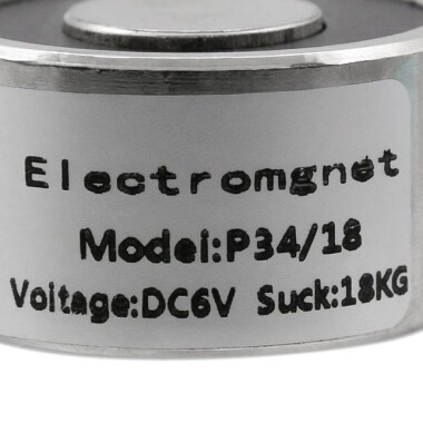 P13/27 6V DC Elektromıknatıs 1.5KG Tutma Gücü - 4