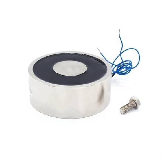 P65/30 24V DC Elektromıknatıs 85KG Tutma Gücü - 1