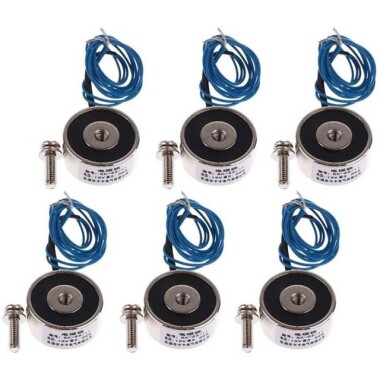 P65/30 6V DC Elektromıknatıs 85KG Tutma Gücü - 1