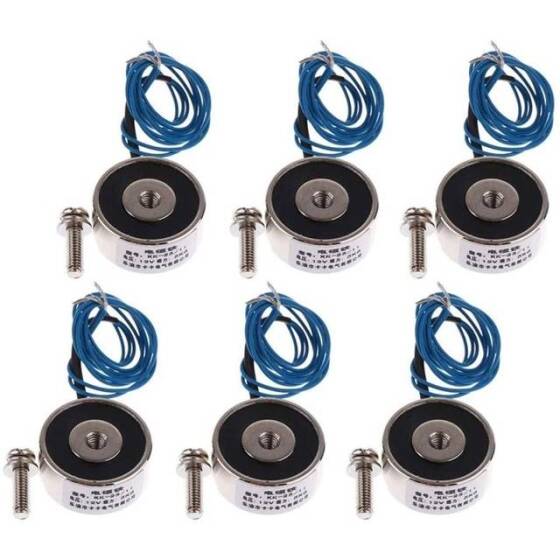 P65/30 6V DC Elektromıknatıs 85KG Tutma Gücü - 1
