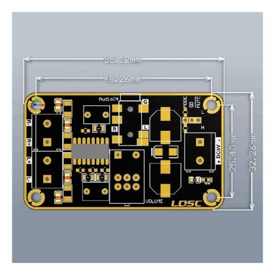 PAM8406 5W+5W Stereo Çift Kanallı Dijital Amplifikatör Kartı 5V D Amplifikatör - 4