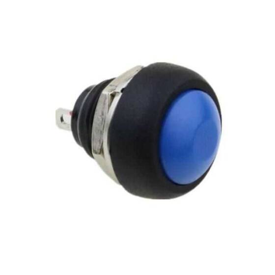 PBS-33B 12mm Push Buton - Mavi - 1