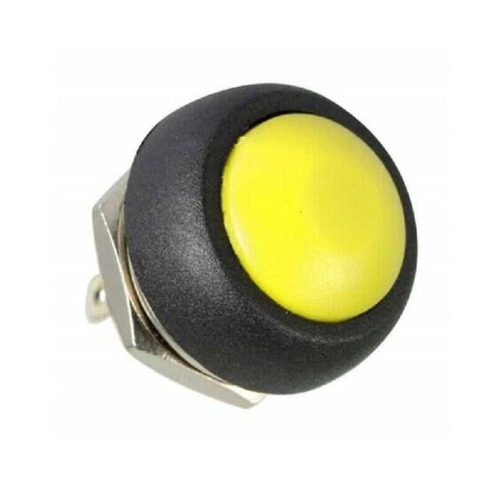 PBS-33B 12mm Push Buton - Sarı - 1
