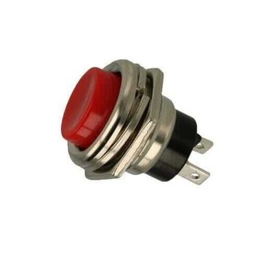 PBS26 16mm Push Buton - Kırmızı - Görsu Elektronik