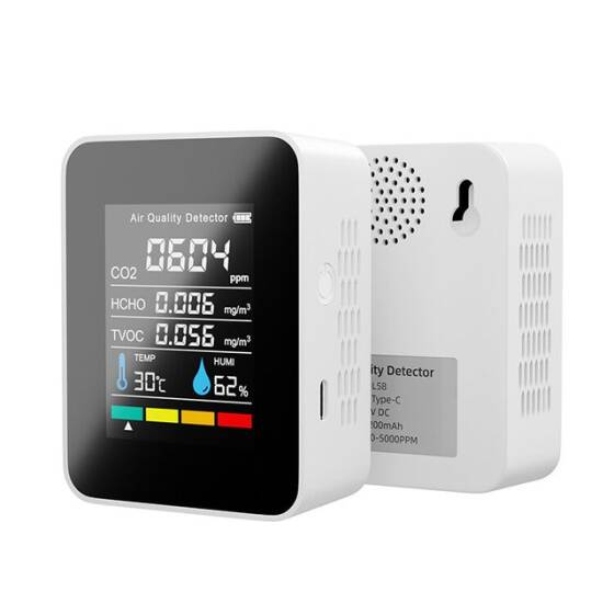 PG-L58 5in1 Yarı İletken CO2 HCHO TVOC Hava Kalitesi Monitörü - 1