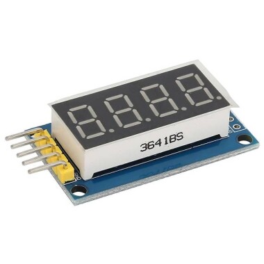 Pin 74HC595 Sürücülü 0.4 İnç 4-Bit Led Dijital Tüp Ekran Modülü - 3