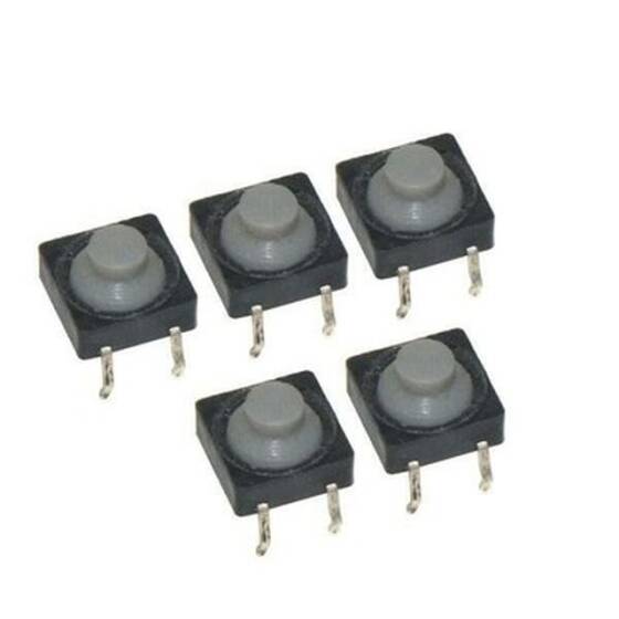 Plastik Başlı Buton 8x8x2 - 1