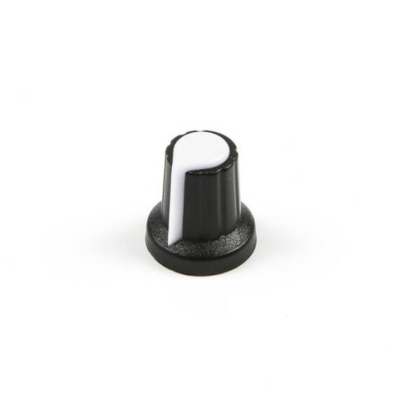 Potansiyometre Başlığı İç 6mm Dış 15mmx17mm Beyaz Renk - 4