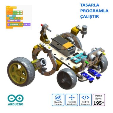 Probus Mod-1 Kodlanabilir Eğitim Robotu Demonte - 1