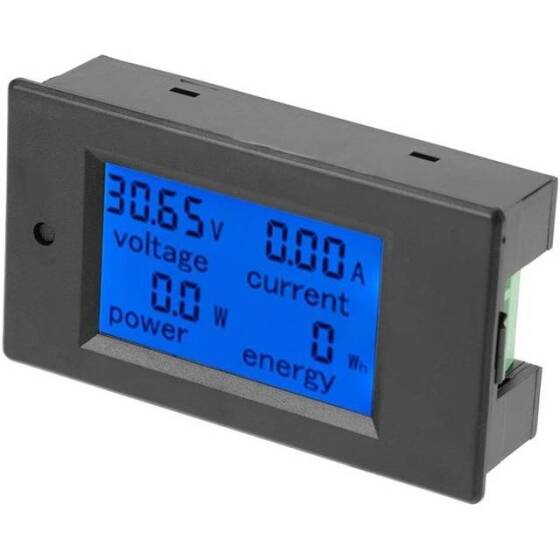 PZEM-031 DC6-5-100V 20A Dijital Ekran Çok Fonksiyonlu Gerilim Ve Akım Güç Ölçer - 1