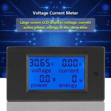 PZEM-051 50A DC6-5-100V Gerilim Akım Güç Dijital Güç Ölçer Modülü 50A Yönlendiricili - 5