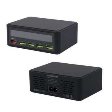 QC3.0 Çoklu USB Şarj Modülü - Dijital Ekranlı - 2