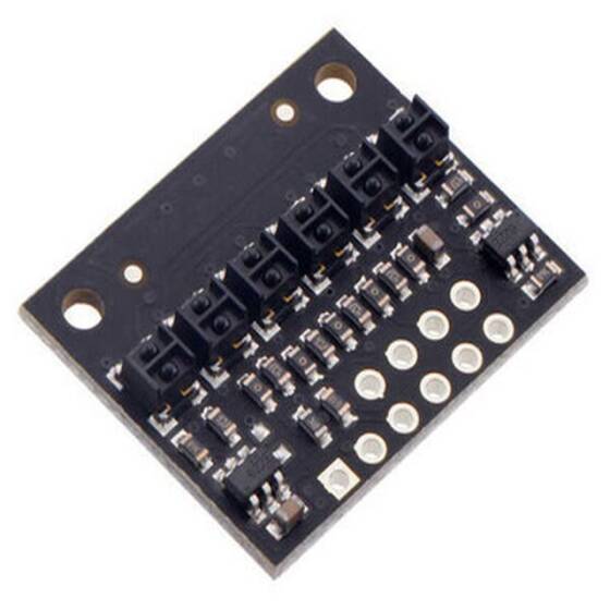 QTR-HD-06A 6 Kanal Analog Kizilötesi Sensör Modülü - 4mm - 2