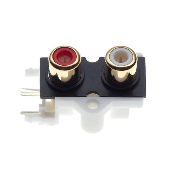 RCA-209 3.5mm Stereo RCA Jack Dişi - PCB Tip - 3