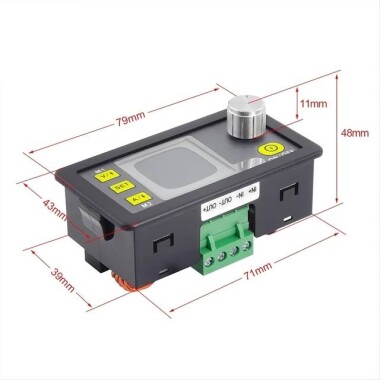 RD DPS3005 İletişim Fonksiyonu Sabit Gerilim Akım Kademeli Güç Kaynağı Modülü Gerilim Dönüştürücü LCD Voltmetre 30V 5A - 3