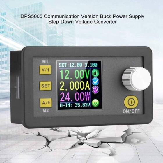 RD DPS5005 İletişim Sabiti DC-DC Gerilim Akım Kademeli Güç Kaynağı Modülü Buck Gerilim Dönüştürücü Voltmetre 50 V 5A - 4
