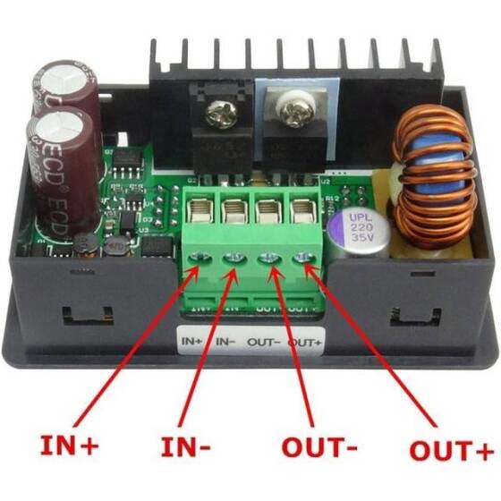 RD DPS8005 Programlanabilir Sabit Gerilim Akım Kademeli Güç Kaynağı Modülü Voltmetre Ampermetre Buck Dönüştürücü 80V 5A - 4