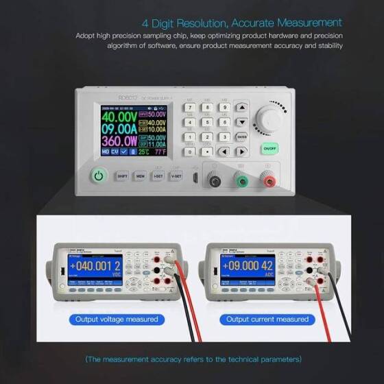 RD RD6012-W USB WiFi DC DC Gerilim Adım Aşağı Güç Kaynağı Modülü Buck Dönüştürücü Voltmetre Multimetre 60 V 12A Wifili - 2