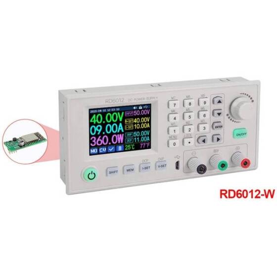 RD RD6012-W USB WiFi DC DC Gerilim Adım Aşağı Güç Kaynağı Modülü Buck Dönüştürücü Voltmetre Multimetre 60 V 12A Wifili - 6