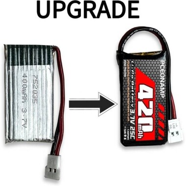 Kırmızı 2600MAH 3S 11.1V 25C Model Uçak LIPO Pil T Dişi - 2