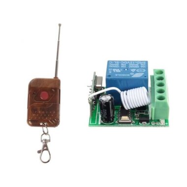 Rf Kablosuz 1 Kanal Röle Modülü Kumanda Seti 12V 10A - 1