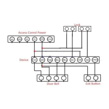 RFID Şifreli Kapı Kilidi - 10 Adet Proximity Kart - 4