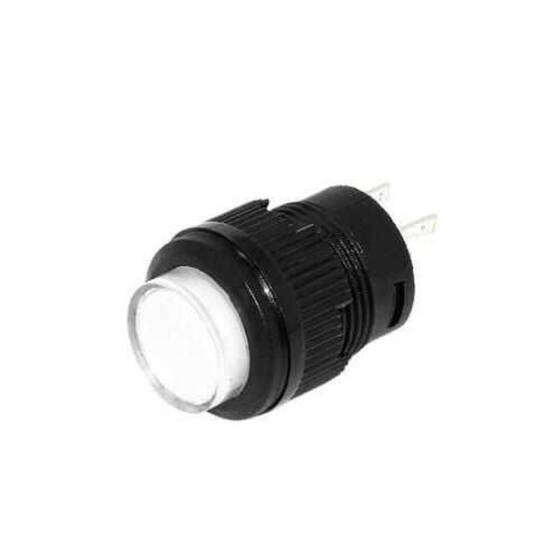 RL16-503A 16MM Plastik 2 Pin Anahtarlı Buton Beyaz - 1