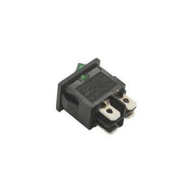RL3-4 ON-OFF Yeşil Işıklı Yazısız Anahtar 4 Pin KCD1 - 2