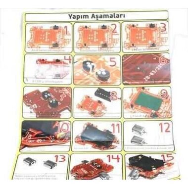 Robibi Işık İzleyen Robot Kiti - Demonte - 4