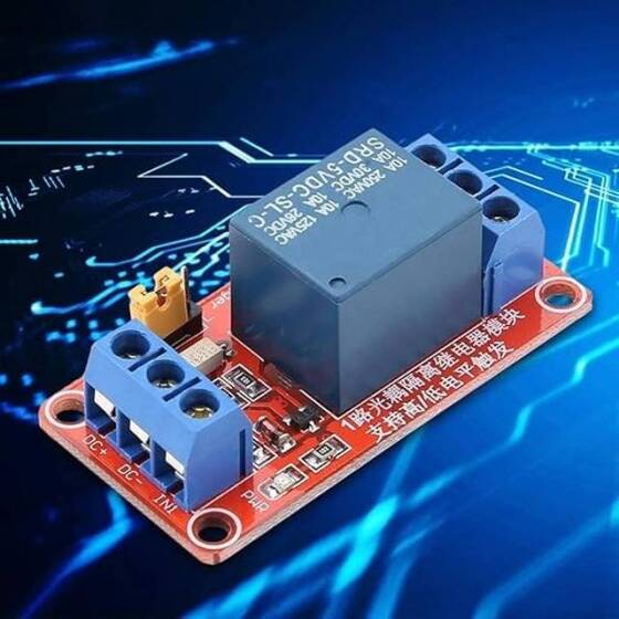 Röle Çıkışı 1 Yollu Röle Modülü 5V Optokuplörlü Düşük Seviye Tetikleyici - 2