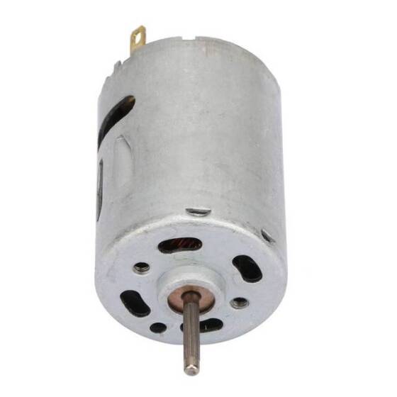 RS-385 DC 24V 7000RPM Mini Fırçalı DC Motor - Motor Çapı: 27.6mm - 3