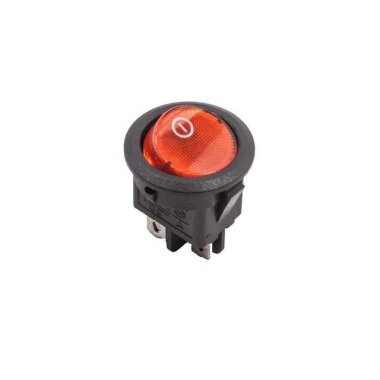 RS601 Yaylı 3 Pin ON-OFF Anahtar - Siyah - 1