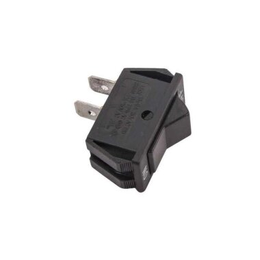 RS606 Tekli Dar 2 Pin On/Off Anahtar - Siyah - 2