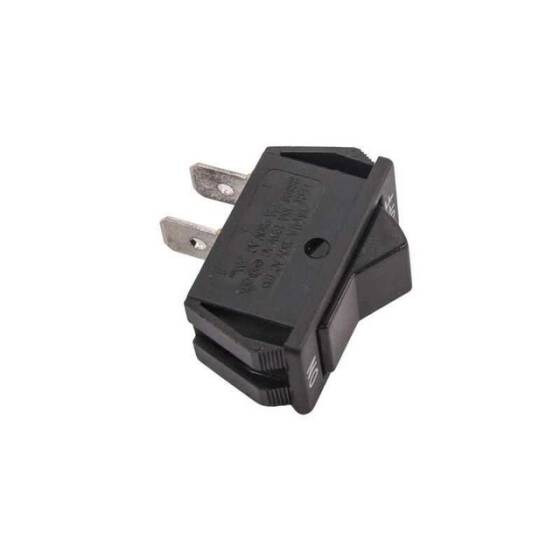 RS606 Tekli Dar 2 Pin On/Off Anahtar - Siyah - 2