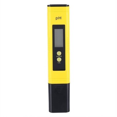 Sarı 0.1 Çözünürlüklü Dijital PH Metre Test Cihazı ATC 0.0-14.0pH Pilli - 1