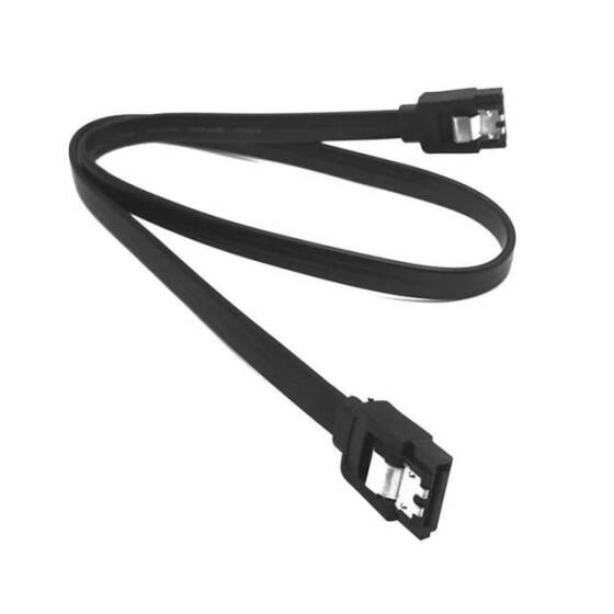 SATA 3 III 6Gbps HDD SSD Hard Disk Hard Drive Kablosu - Siyah - 1
