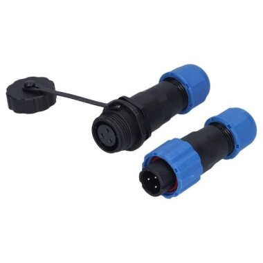 SD13 3 Pin 13mm Su Geçirmez Konnektör Takımı - Görsu Elektronik