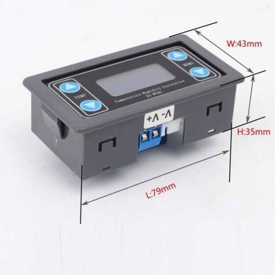 SHT20 Sıcaklık ve Nem Ölçer Ekranlı Röle Modülü - Kuluçka Termostat - XY-WTH1 - 5